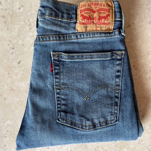 Levi's Men's 510 Skinny Fit Jeans, Medium Wash, Size W29 L32 - Picture 3 of 8